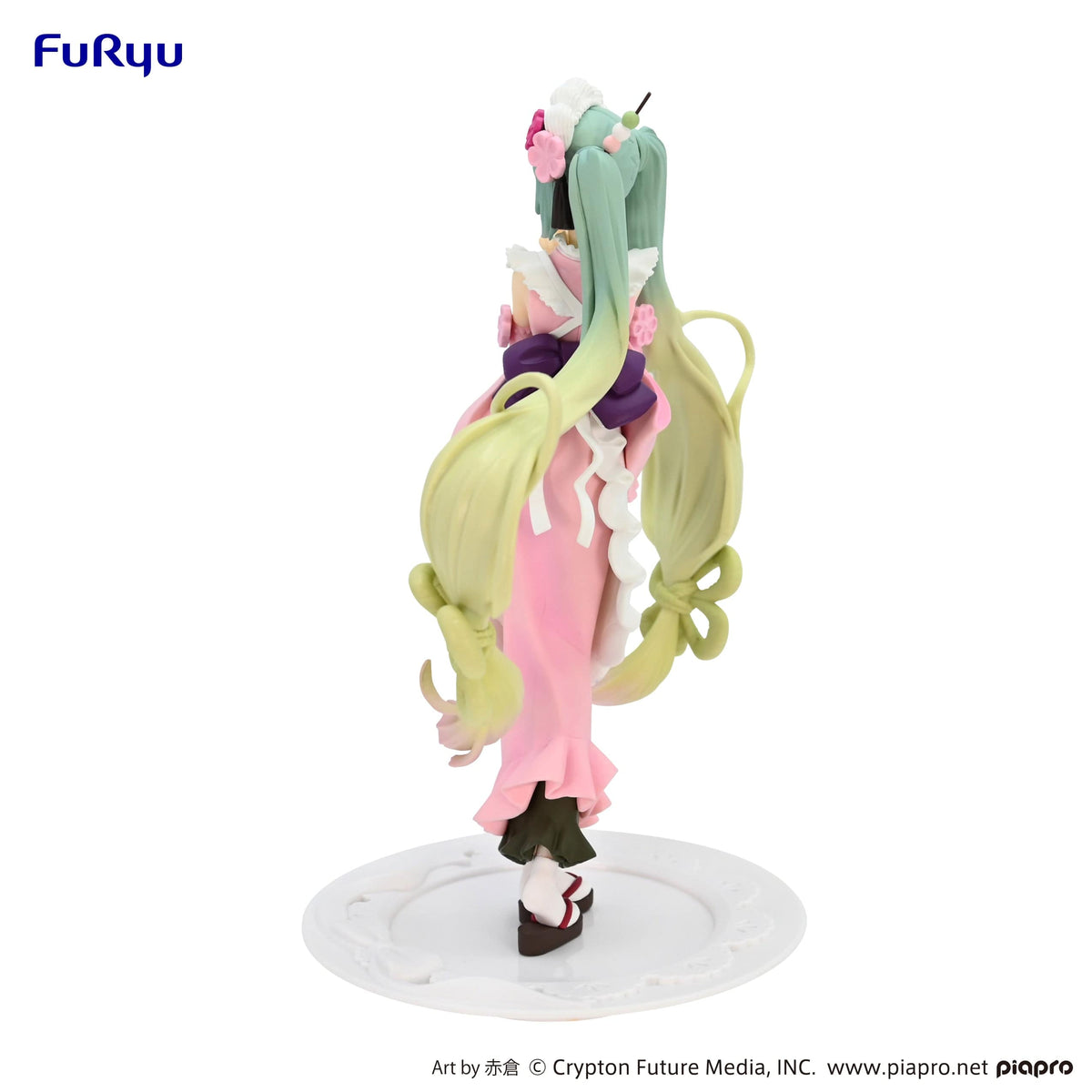 FURYU Corporation Hatsune Miku Exceed Creative Figure Matcha Green Tea Parfait Cherry Blossom ver