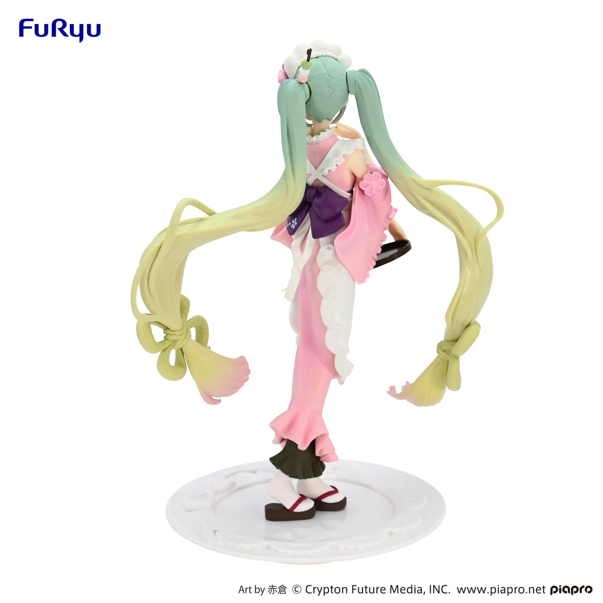 FURYU Corporation Hatsune Miku Exceed Creative Figure Matcha Green Tea Parfait Cherry Blossom ver