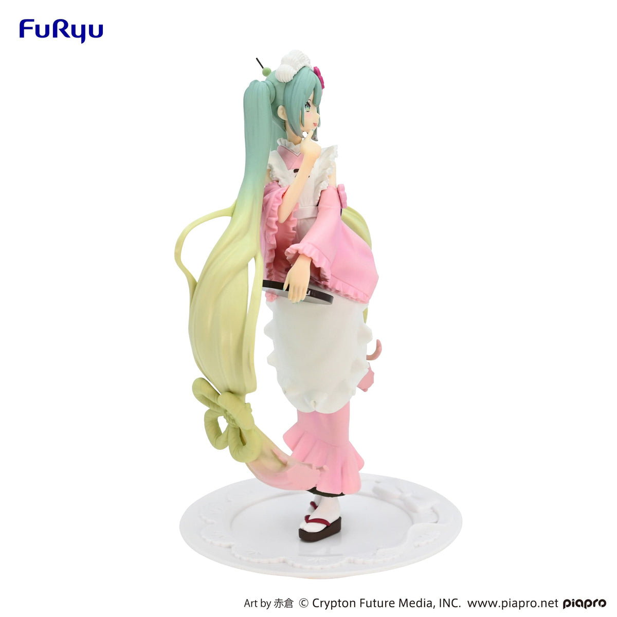 FURYU Corporation Hatsune Miku Exceed Creative Figure Matcha Green Tea Parfait Cherry Blossom ver