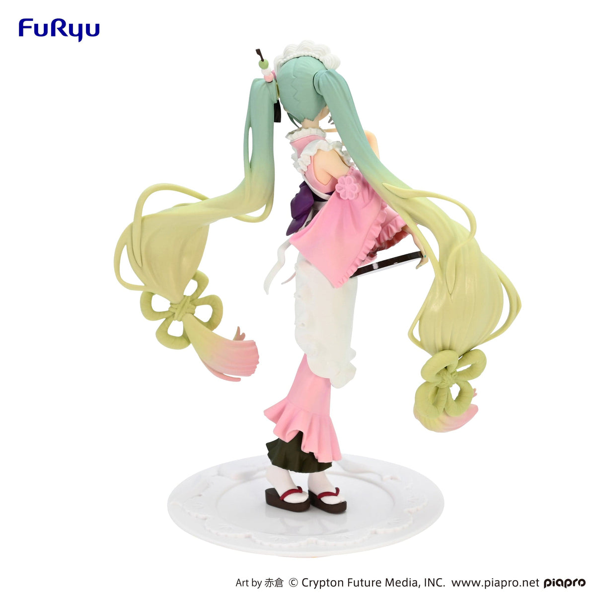 FURYU Corporation Hatsune Miku Exceed Creative Figure Matcha Green Tea Parfait Cherry Blossom ver