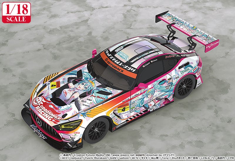 GOODSMILE RACING Hatsune Miku GT Project 1/18th Scale Good Smile Hatsune Miku AMG 2021 SUPER GT 100th Race Commemorative Ver.