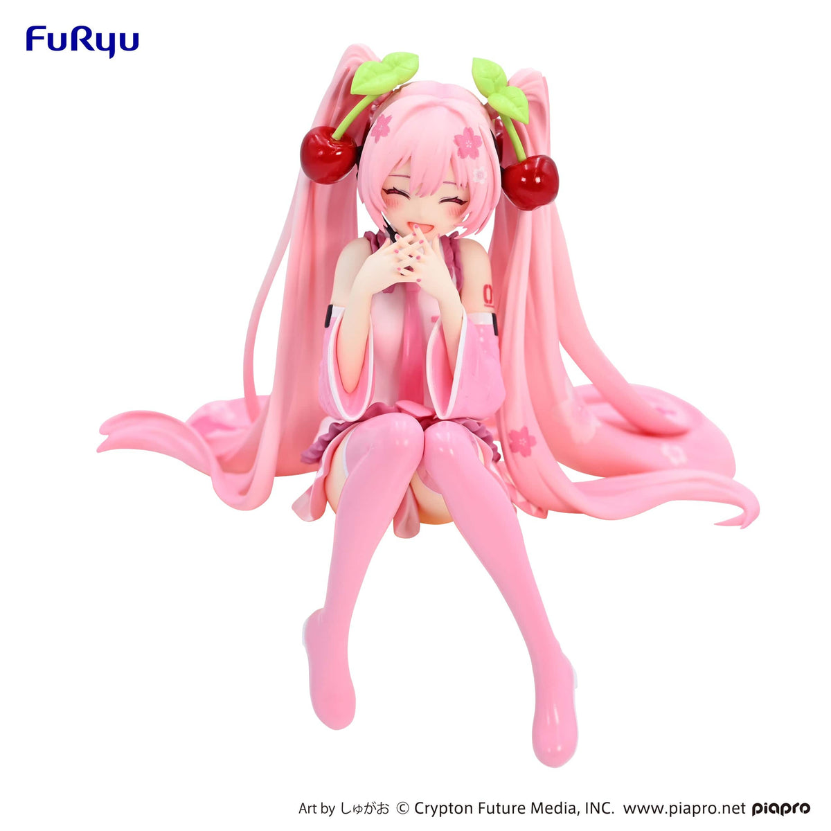 FURYU Corporation Hatsune Miku Noodle Stopper Figure Sakura Miku 2023 Smile ver