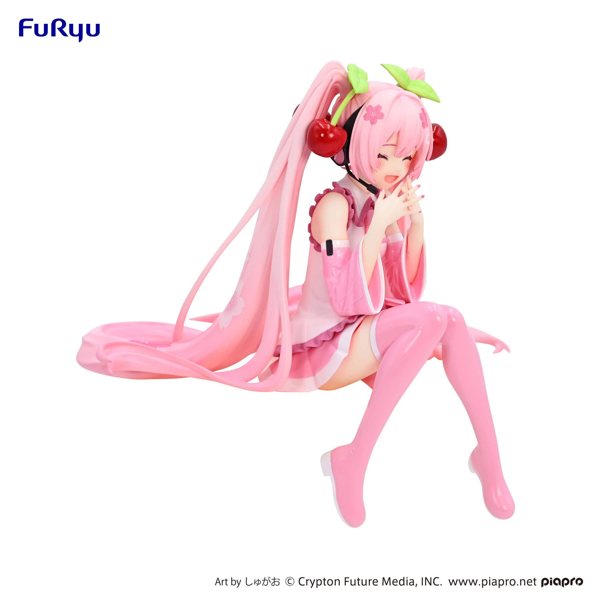 FURYU Corporation Hatsune Miku Noodle Stopper Figure Sakura Miku 2023 Smile ver