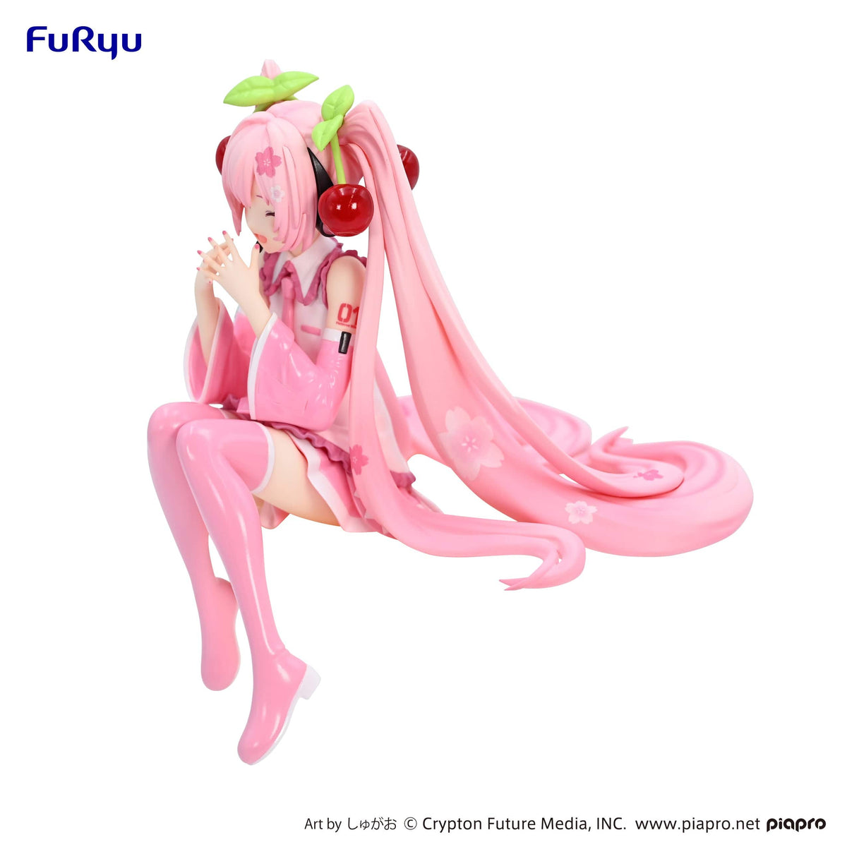 FURYU Corporation Hatsune Miku Noodle Stopper Figure Sakura Miku 2023 Smile ver