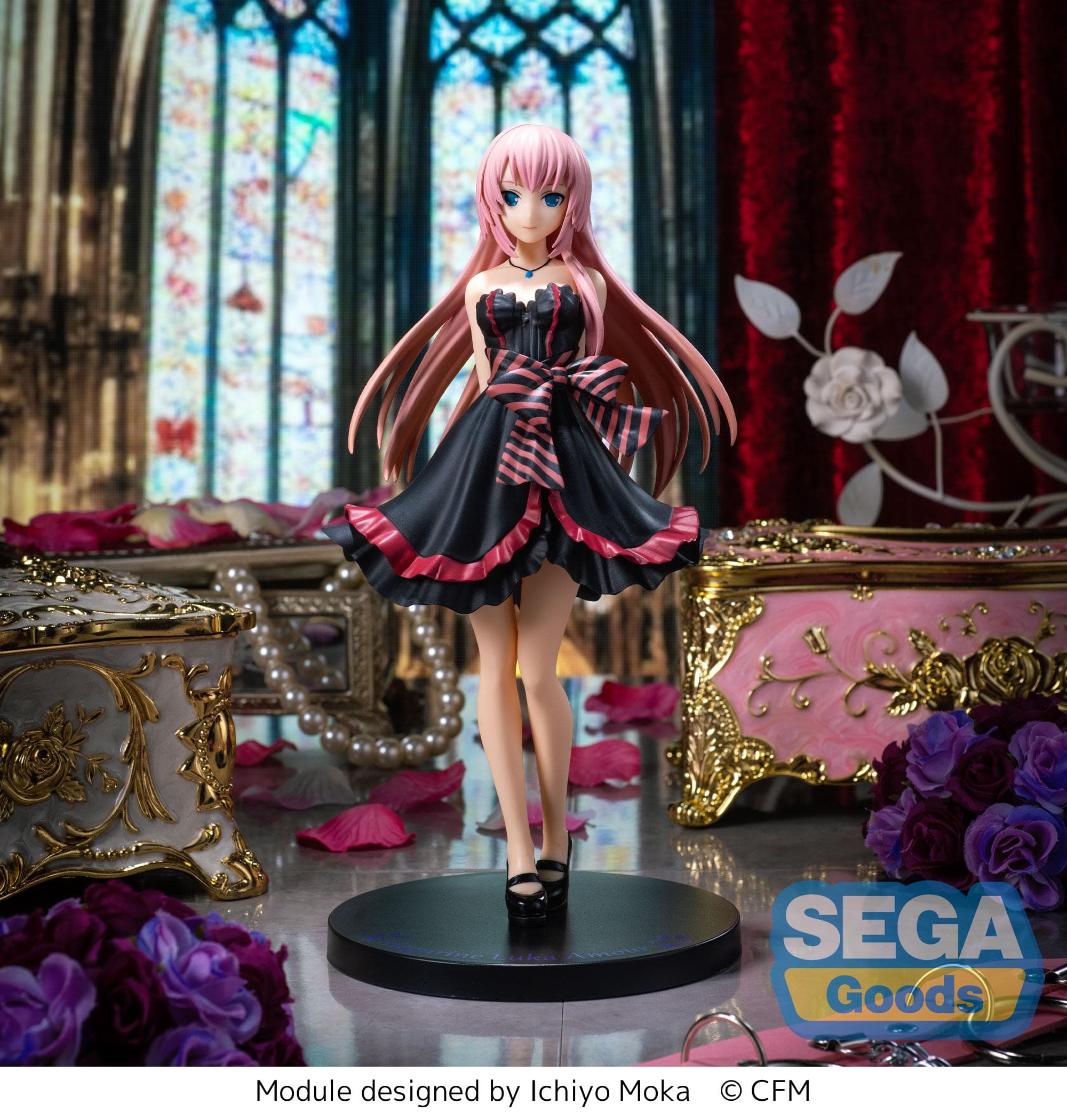 Hatsune Miku Figurine Megurine Luka TOONIZE Bande-Dessinée Couleur FuRyu Hatsune Miku Figurine Megurine Luka TOONIZE Bande-Dessinée Couleur FuRyu