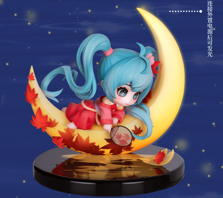 QING CANG 擎苍 Hatsune Miku Q Figure Yuexijiang [with gift: Button Badge & Postcard]