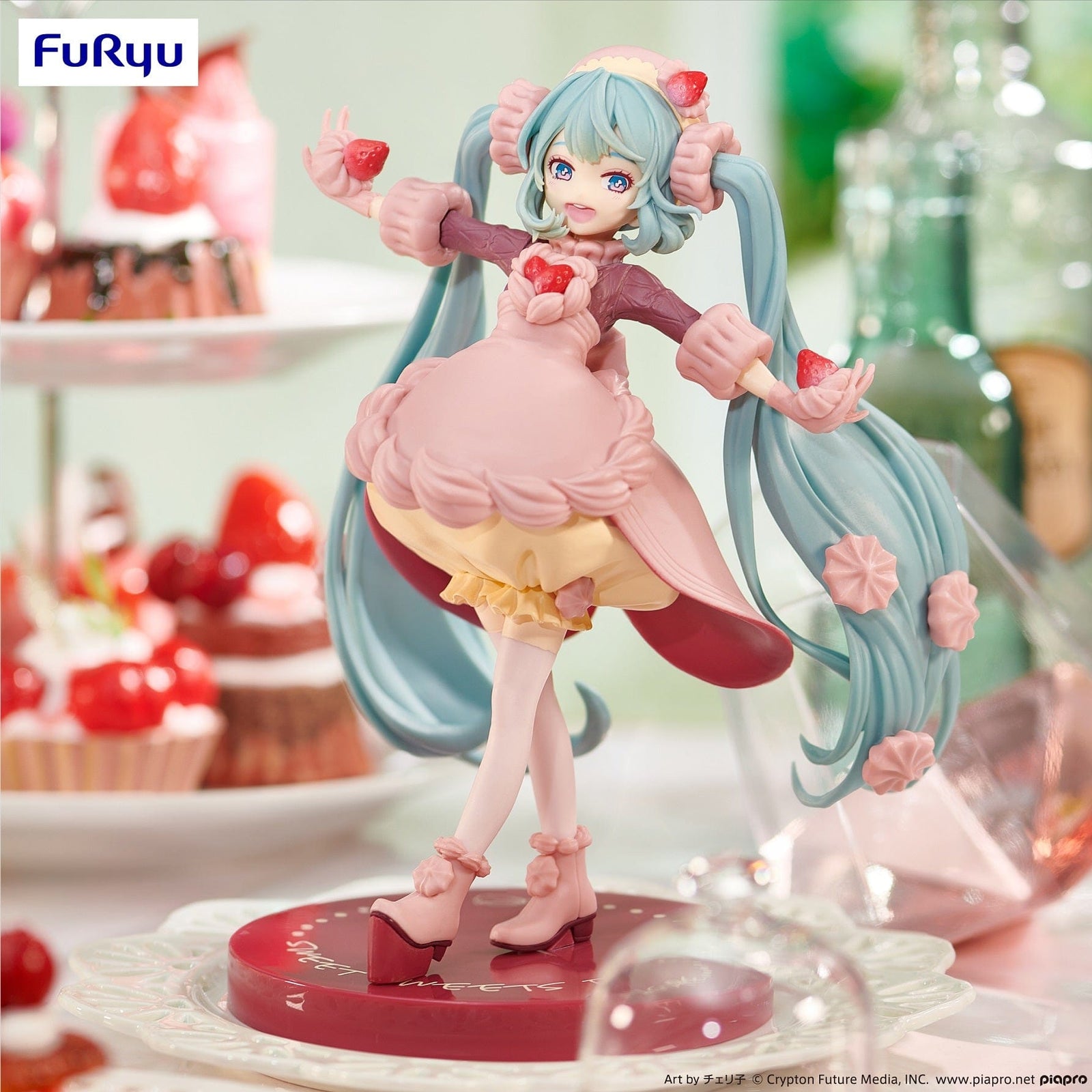 SEGA Hatsune Miku SweetSweets Series Figure Strawberry Chocolate Short (rerun)