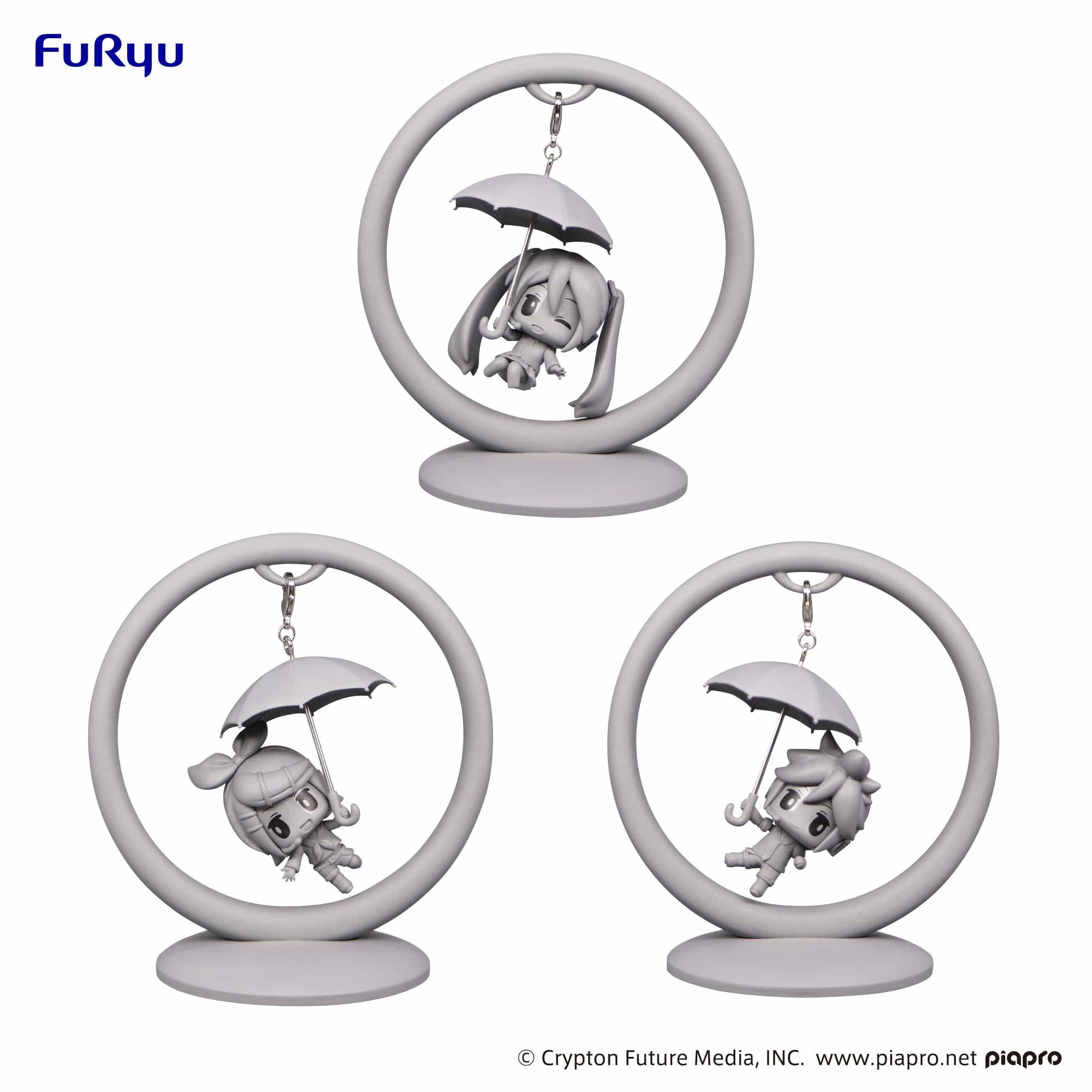 FURYU Corporation Hatsune Miku Trapeze Figure - Miku / Rin / Len