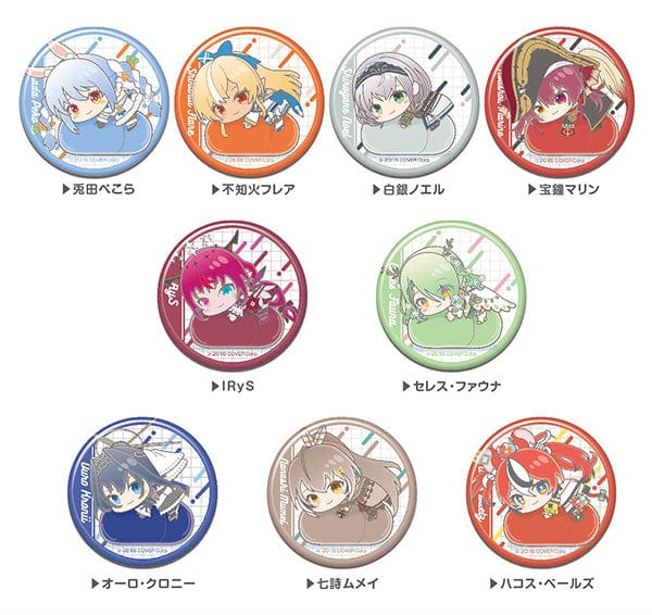 Hasepro HOLOLIVE HUG MEETS CAN BADGE BOX C