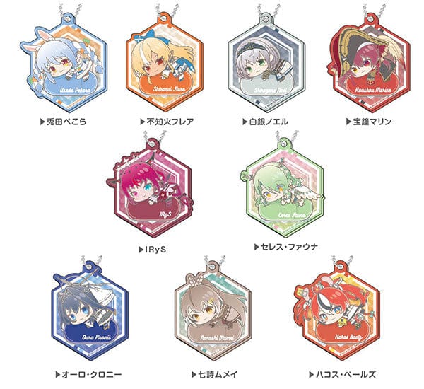 Hasepro HOLOLIVE HUG MEETS KIRATTO DECOFLA ACRYLIC KEYCHAIN BOX C