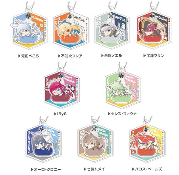 Hasepro HOLOLIVE HUG MEETS PURAPURA ACRYLIC KEYCHAIN BOX C