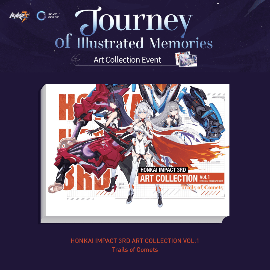 Mihoyo HONKAI IMPACT 3 ARTBOOK VOL 1 : TRAILS OF COMETS