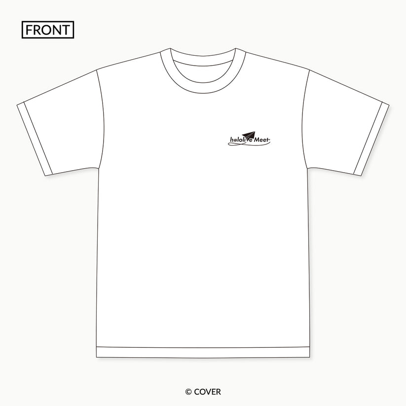 hololive Meet 2025 Deformed Illustration T-shirts M