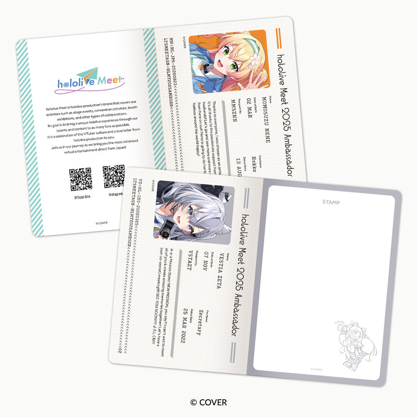 hololive Meet 2025 Passport-style Notebook