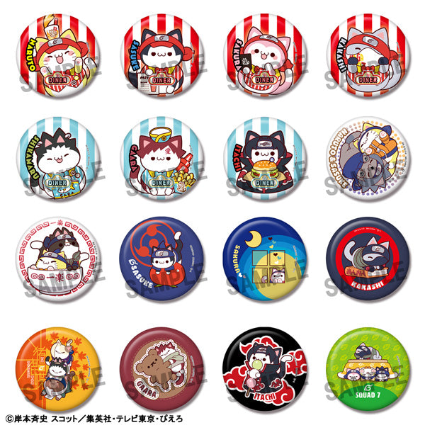 NARUTO NYARUTO！METAL BADGE COLLECTION