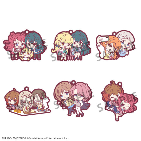 RUBBER MASCOT BUDDYCOLLE Gakuen IDOLM＠STER (SET of 6pcs)