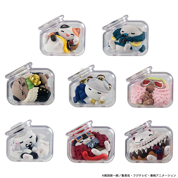 MEGA CAT PROJECT ONE PIECE Good Night NyanPieceNyan! Ver Luffy with rivals (SET of 8pcs)