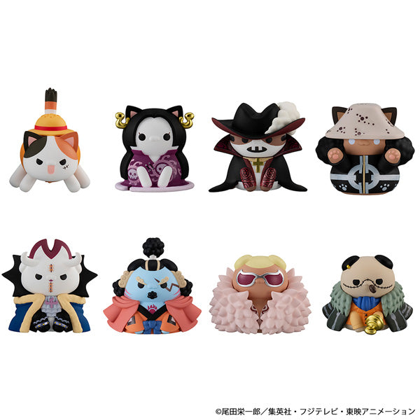 MEGA CAT PROJECT ONE PIECE Nyan Piece Nyan! Luffy & the Seven Warlords of the Sea (rerun) (BOX of 8pcs)