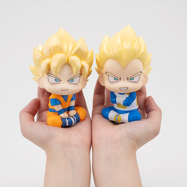 LOOK UP SERIES Dragon Ball DAIMA Super Saiyan Son Goku (mini) & Super Saiyan Vegeta (mini)【with gift: Cushions】