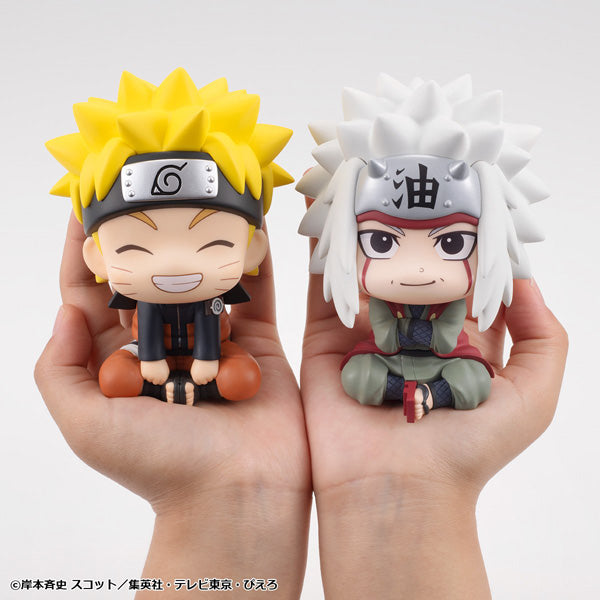 LOOK UP SERIES NARUTO Shippuden Naruto Uzumaki Smile ver. & Jiraiya set【with gift: Cushion】