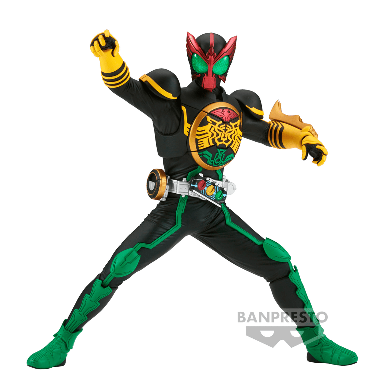Banpresto KAMEN RIDER OOO HERO'S BRAVE STATUE FIGURE KAMEN RIDER OOO TATOBA COMBO
