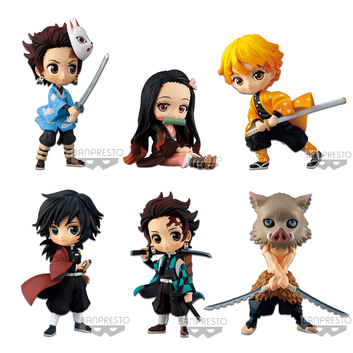 Banpresto Kimetsu no Yaiba Q posket petit VOL. 1 &amp; 2