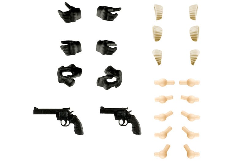 Tomytec LAOP13 Tactical Gloves SOUSAI SHOJO TEIEN 2 Revolver Set BLK