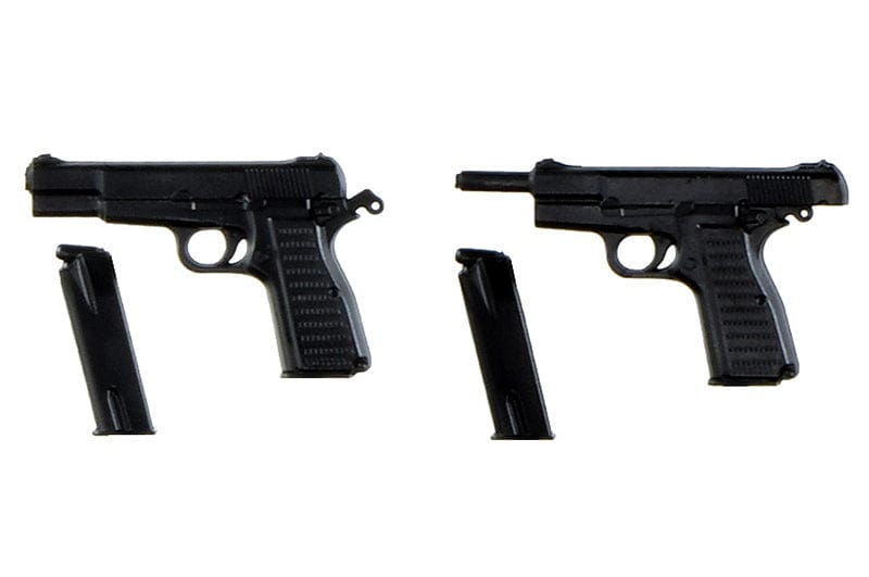 Tomytec LAOP14 Tactical Gloves SOUSAI SHOJO TEIEN 2 Hand Gun Set Tan