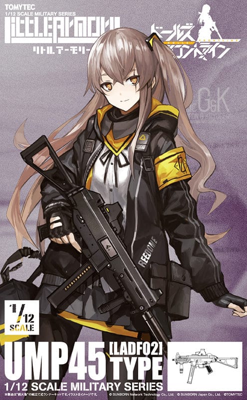 Tomytec LITTLE ARMORY - LADF02 - Girls Frontline UMP45