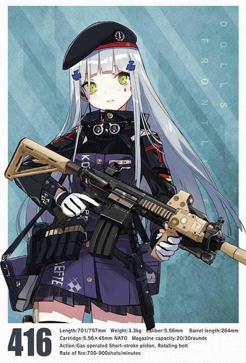 Tomytec Little Armory LADF08 Dolls' Frontline 416