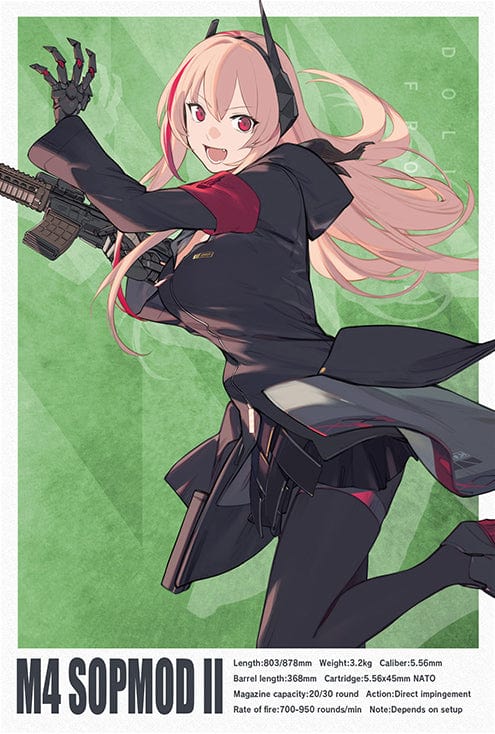 Tomytec Little Armory LADF23 Animation Dolls&#39; Frontline M4 SOPMOD II Type