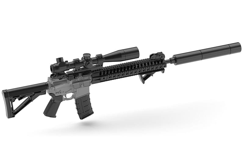 Tomytec Little Armory LADF24 Animation：Dolls&#39; Frontline ST-AR15 Type