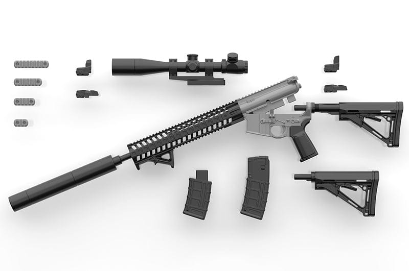 Tomytec Little Armory LADF24 Animation：Dolls&#39; Frontline ST-AR15 Type