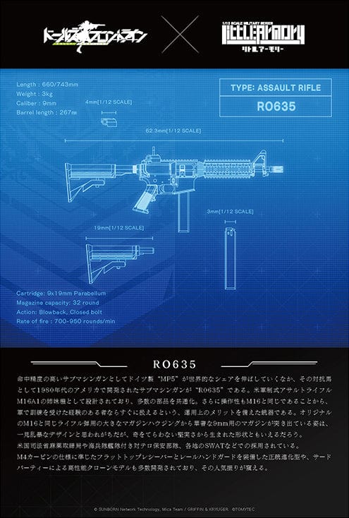 Tomytec Little Armory LADF25 Animation：Dolls' Frontline RO635 Type