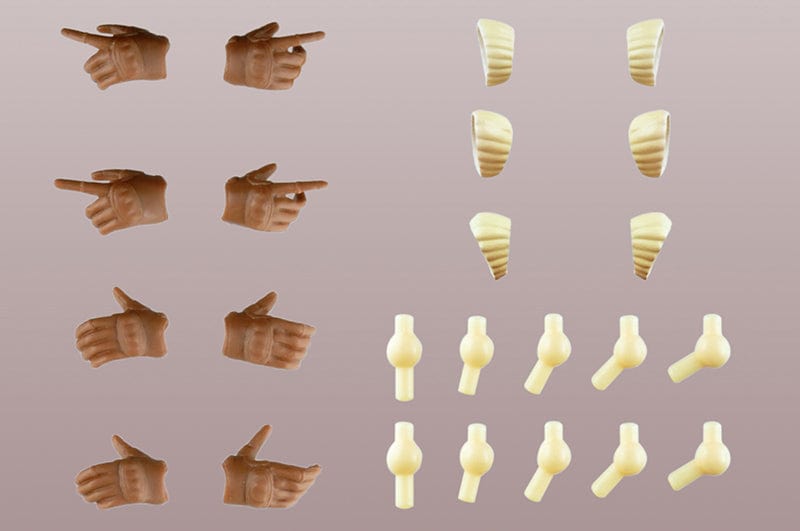 Tomytec Little Armory LAOP09 Tactical Glove SOUSAI SHOJO TEIEN Tan