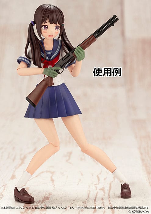 TOMYTEC Little Armory LAOP15 Glove 2 for SOUSAI SHOJO TEIEN Revolver set Green