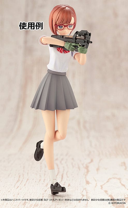 TOMYTEC Little Armory LAOP15 Glove 2 for SOUSAI SHOJO TEIEN Revolver set Green