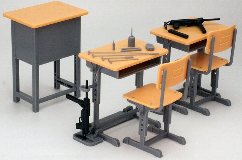 Tomytec Little Armory - LD011 - Design Defense School Desk Grease Gun Set
