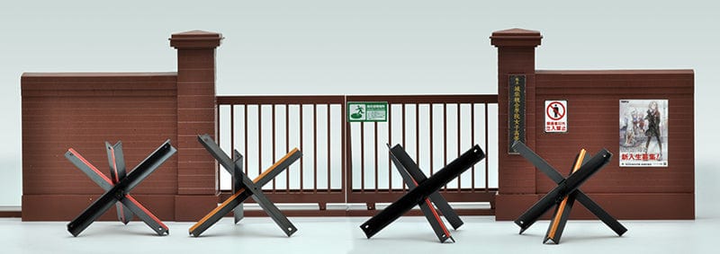 Tomytec Little Armory LD034 Defense School School Gate Bricks Type