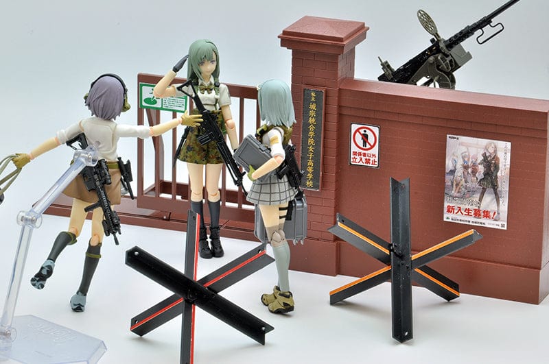 Tomytec Little Armory LD034 Defense School School Gate Bricks Type