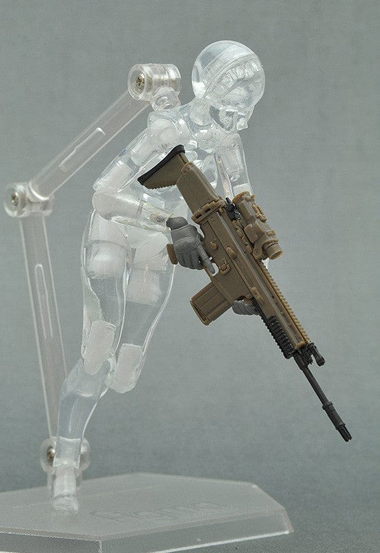 Tomytec LittleArmory-OP5: figma Tactical Gloves (Mas Grey)