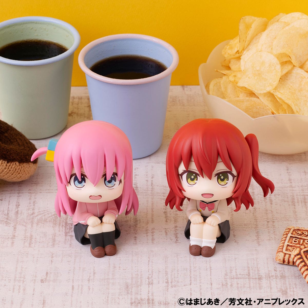 Megahouse LOOK UP SERIES BOCCHI THE ROCK ! Hitori Goto＆ Ikuyo Kita Set【with gift: Cushion】