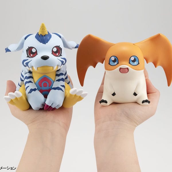 Megahouse LOOK UP SERIES DIGIMON ADVENTURE Gabumon &amp; Patamon Set【with gift】