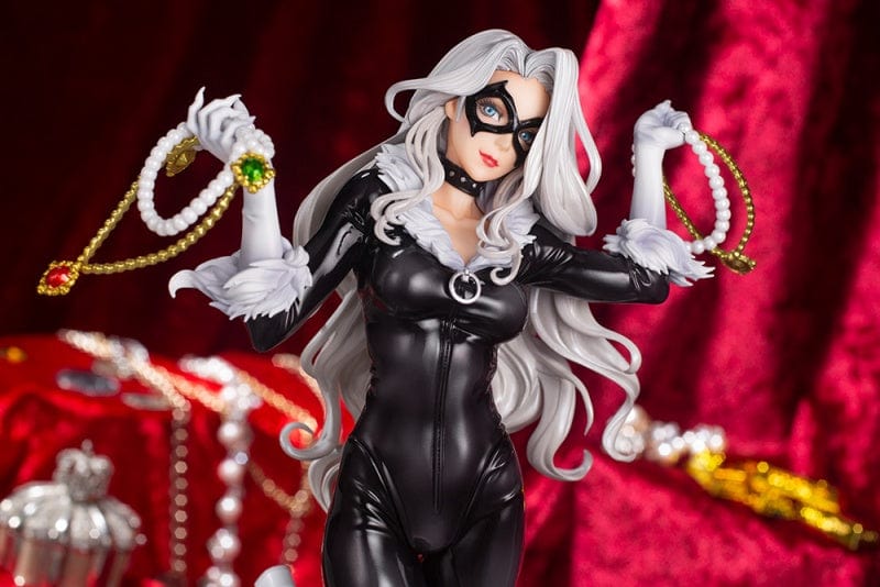 MARVEL UNIVERSE - MARVEL BLACK CAT Steals Your Heart BISHOUJO STATUE - - Oh  Gatcha