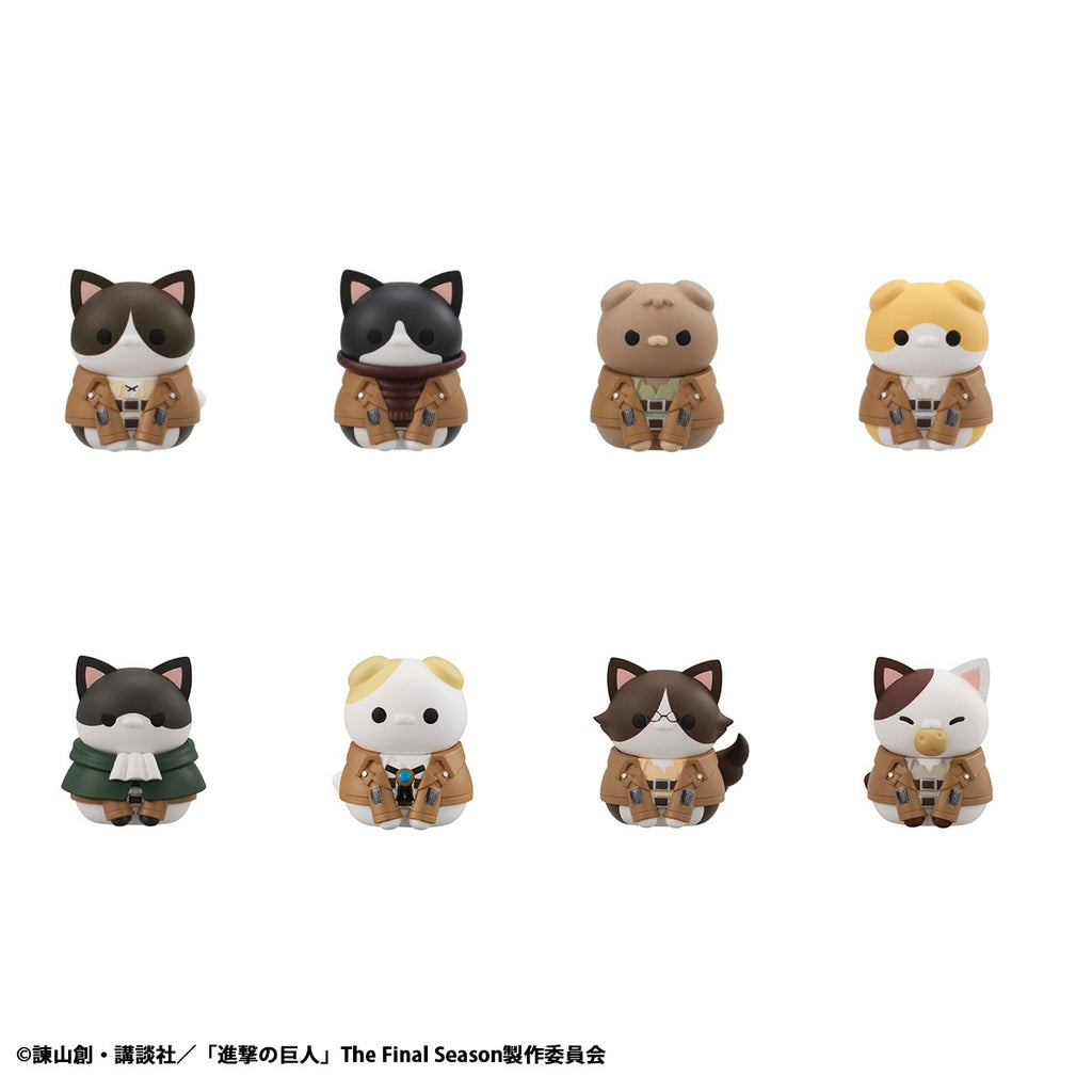 MEGA CAT PROJECT Attack on Titan Attack on Tinyan Gathering Scout Regiment danyan! (rerun) (BOX of 8pcs)