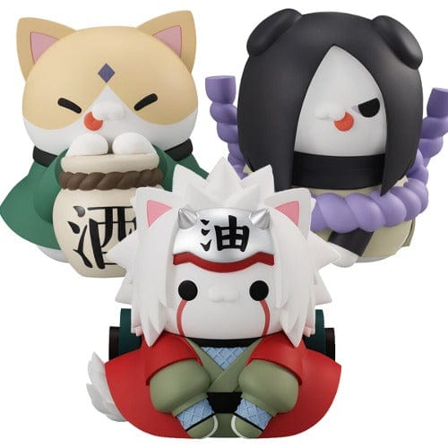 Megahouse MEGA CAT PROJECT NARUTO Nyanto ! The Big Nyaruto Series The sannin set【with gift】