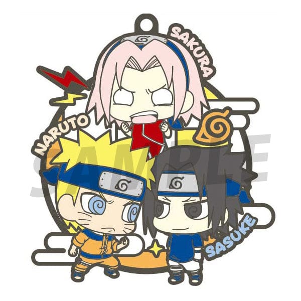 Megahouse MEGAHOUSE RUBBER MASCOT BUDDYCOLLE NARUTO three-man cell!