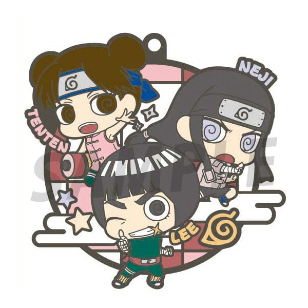 Megahouse MEGAHOUSE RUBBER MASCOT BUDDYCOLLE NARUTO three-man cell!