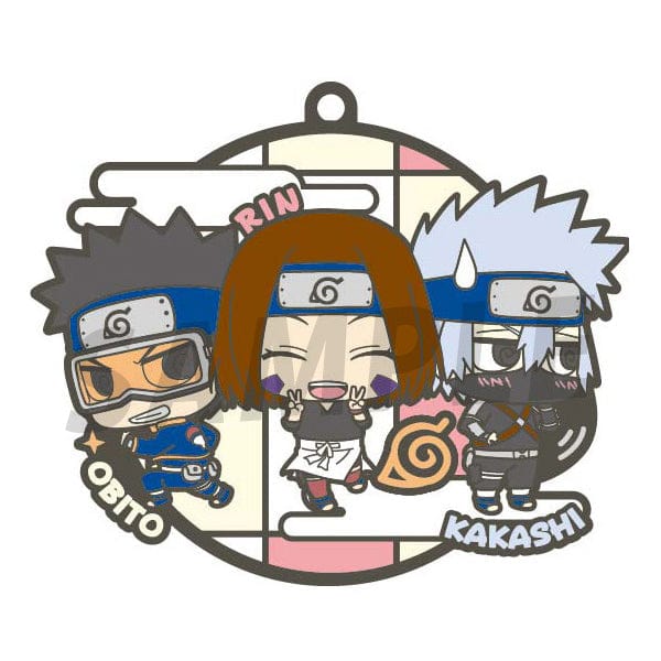 Megahouse MEGAHOUSE RUBBER MASCOT BUDDYCOLLE NARUTO three-man cell!