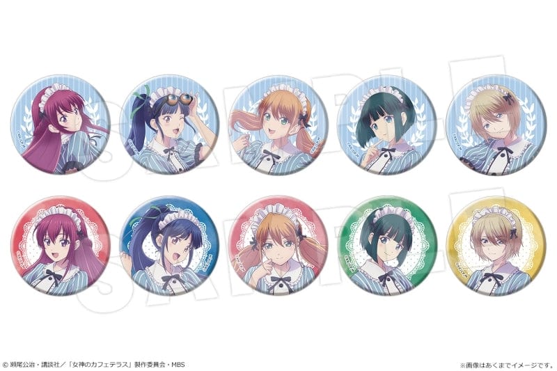 Canary Megami no Cafeteria Trading Can Badge